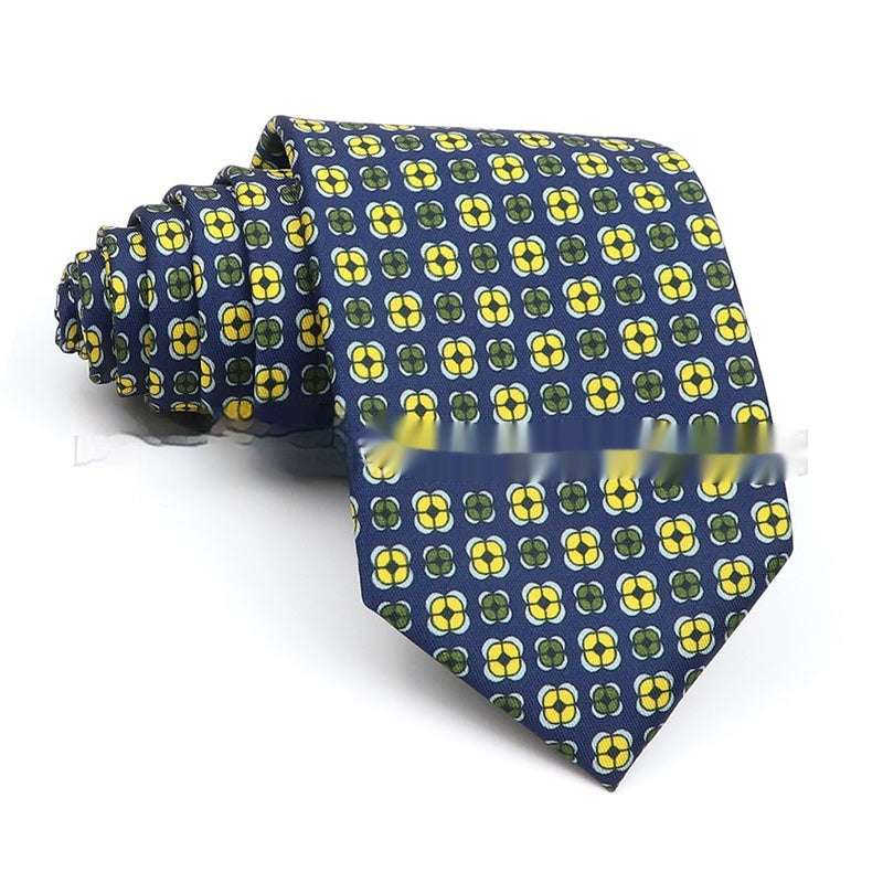 Business Polyester Men's Printed Workplace Tie | Orazek UK Ltd