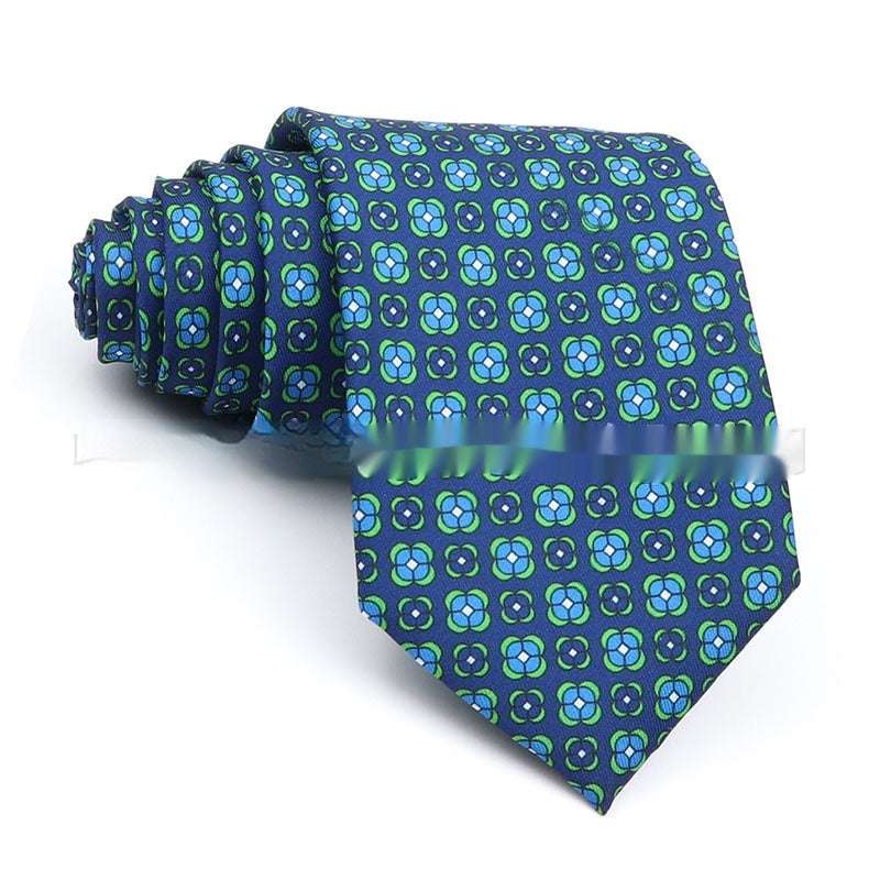 Business Polyester Men's Printed Workplace Tie | Orazek UK Ltd