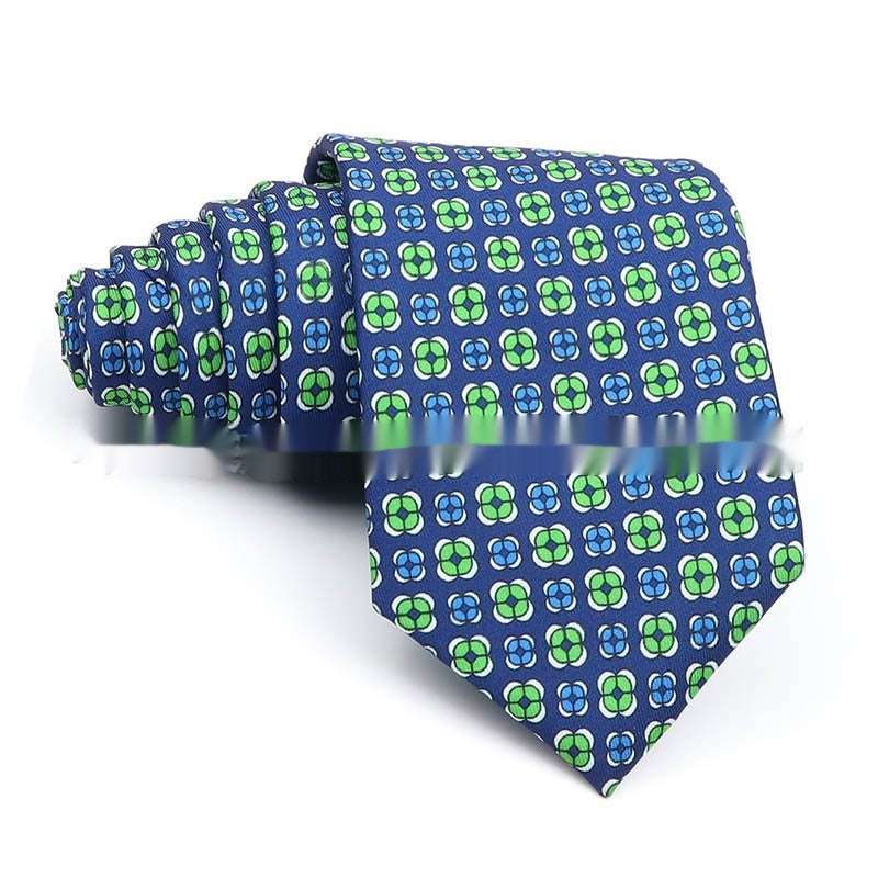 Business Polyester Men's Printed Workplace Tie | Orazek UK Ltd