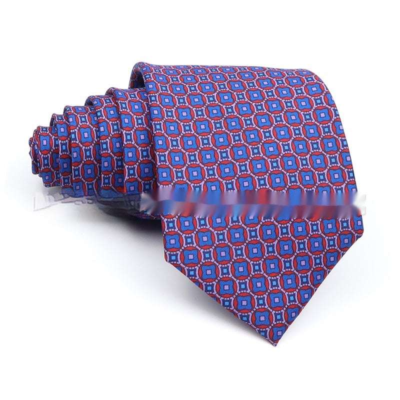 Business Polyester Men's Printed Workplace Tie | Orazek UK Ltd