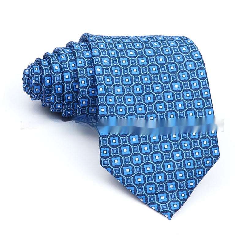 Business Polyester Men's Printed Workplace Tie | Orazek UK Ltd