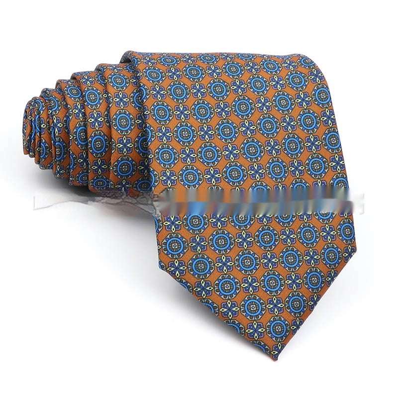 Business Polyester Men's Printed Workplace Tie | Orazek UK Ltd