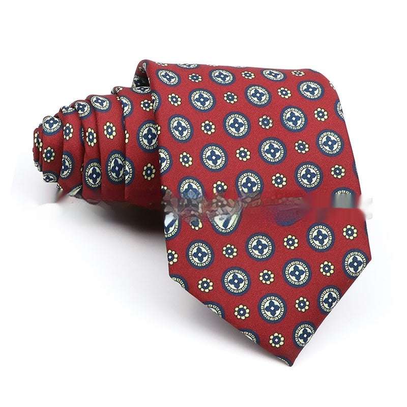 Business Polyester Men's Printed Workplace Tie | Orazek UK Ltd