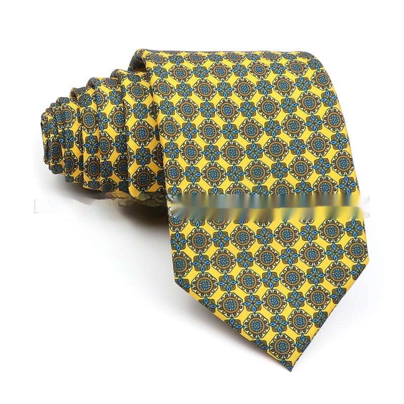 Business Polyester Men's Printed Workplace Tie | Orazek UK Ltd