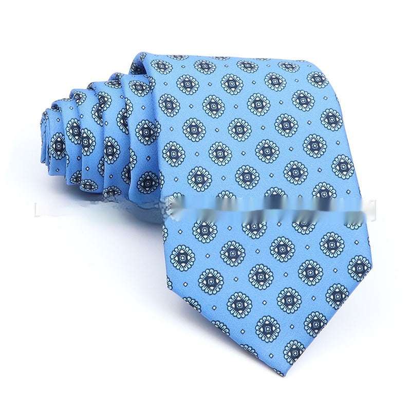 Business Polyester Men's Printed Workplace Tie | Orazek UK Ltd