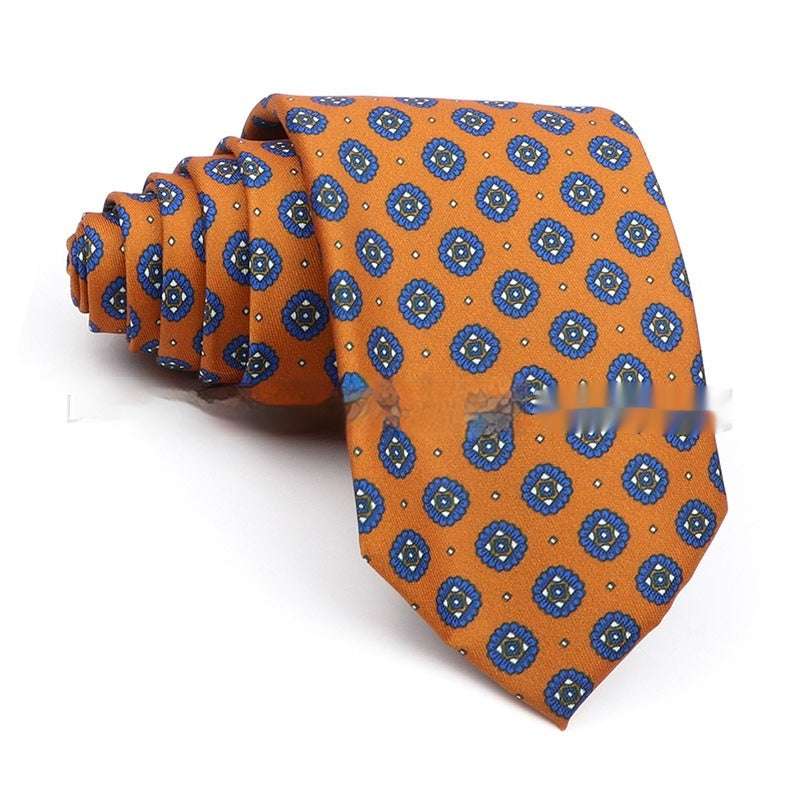 Business Polyester Men's Printed Workplace Tie | Orazek UK Ltd