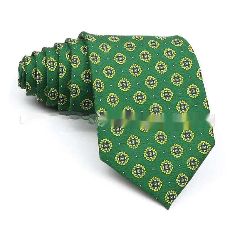 Business Polyester Men's Printed Workplace Tie | Orazek UK Ltd