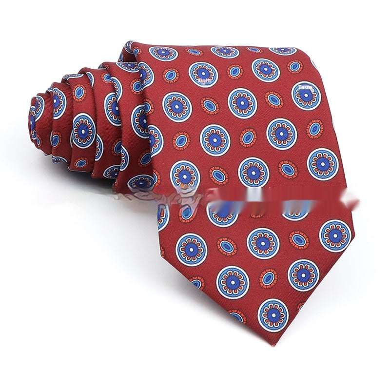 Business Polyester Men's Printed Workplace Tie | Orazek UK Ltd