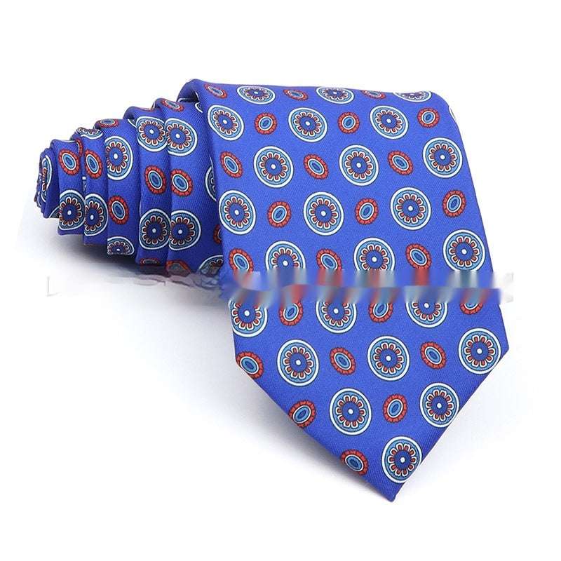 Business Polyester Men's Printed Workplace Tie | Orazek UK Ltd