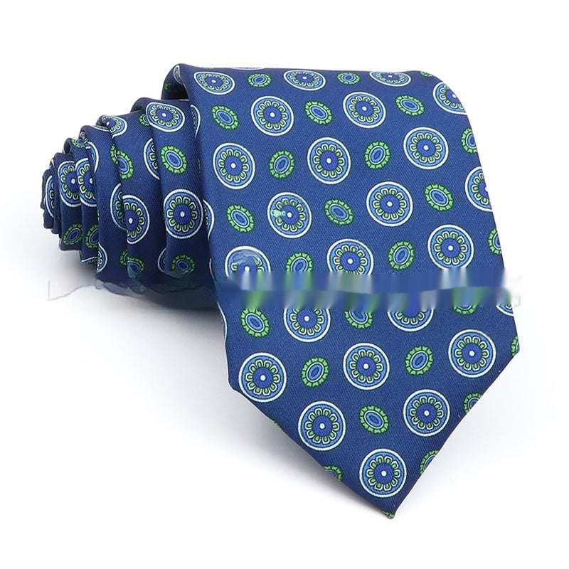 Business Polyester Men's Printed Workplace Tie | Orazek UK Ltd