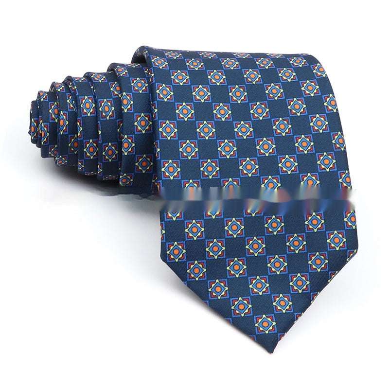 Business Polyester Men's Printed Workplace Tie | Orazek UK Ltd