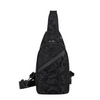 Camouflage Chest Bags Men Crossbody Bag With Headphone Hole | Orazek UK Ltd