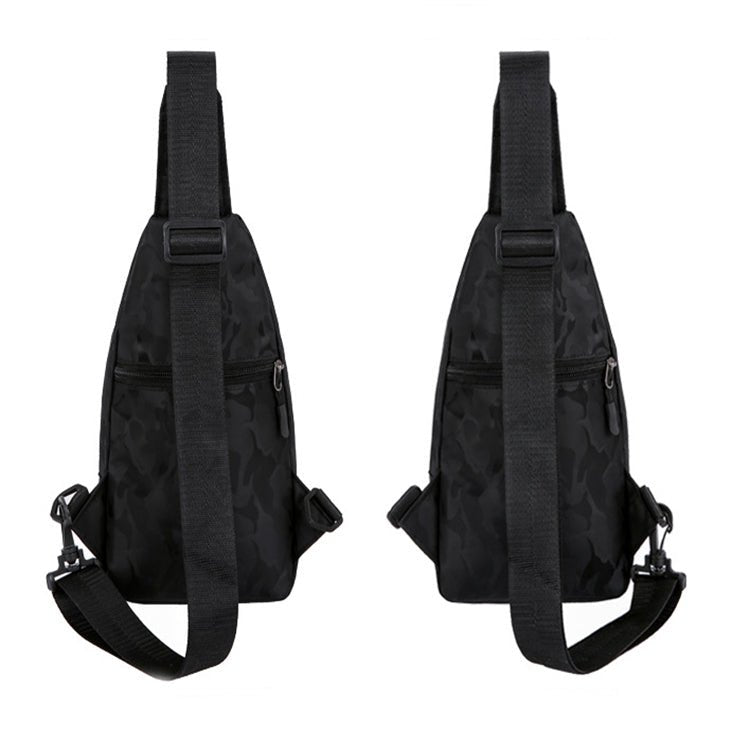Camouflage Chest Bags Men Crossbody Bag With Headphone Hole | Orazek UK Ltd