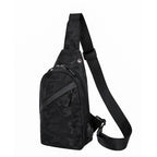 Camouflage Chest Bags Men Crossbody Bag With Headphone Hole | Orazek UK Ltd