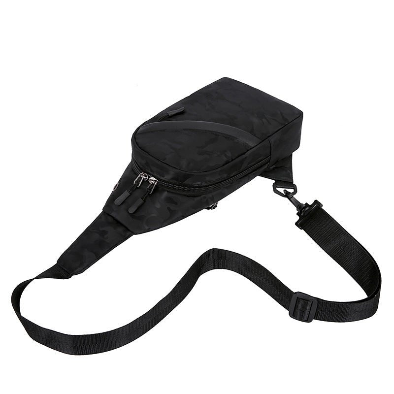Camouflage Chest Bags Men Crossbody Bag With Headphone Hole | Orazek UK Ltd
