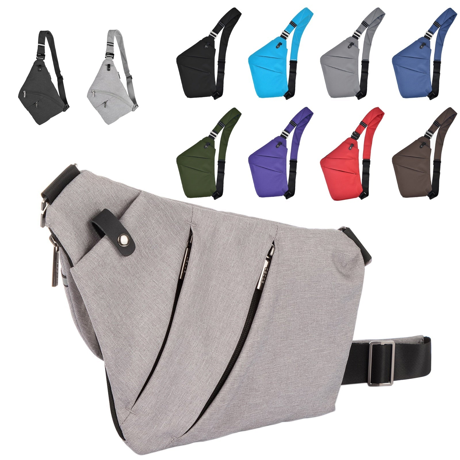 Canvas Chest Bags For Men And Women Across One Shoulder | Orazek UK Ltd