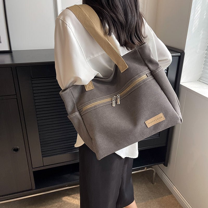 Canvas Shoulder Bags Women's Totes Handbag | Orazek UK Ltd