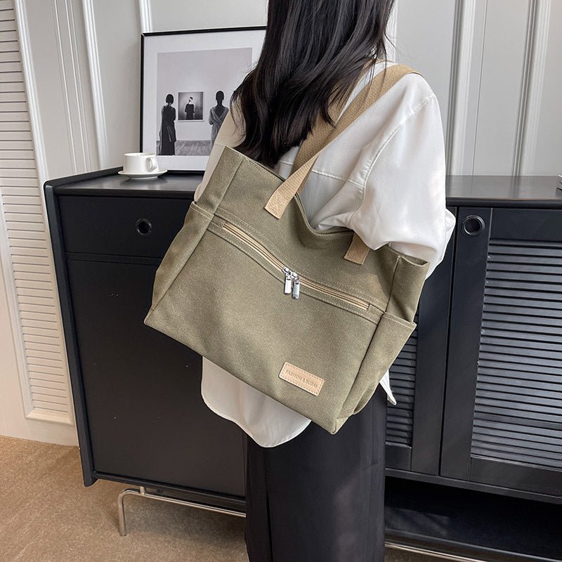 Canvas Shoulder Bags Women's Totes Handbag | Orazek UK Ltd