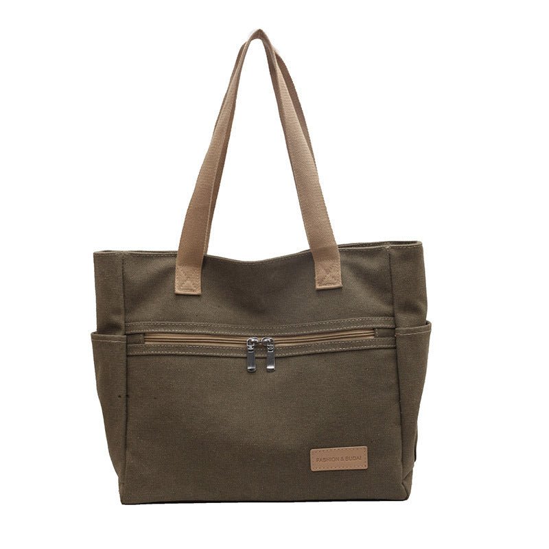 Canvas Shoulder Bags Women's Totes Handbag | Orazek UK Ltd