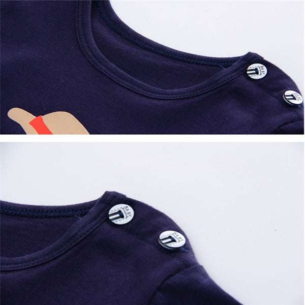 Cartoon Clothing Baby Boy Summer Clothes T-shirt Baby Girl Casual Clothing Sets | Orazek UK Ltd