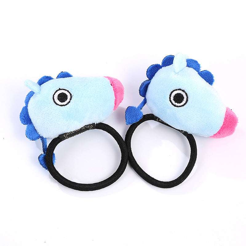 Cartoon Plush Doll Hair Band Love Hairpin Rabbit Hair Band Animal Hair Band | Orazek UK Ltd