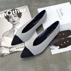 Casual Daily Use Fabric Printed Pedal Flat Shoes For Women | Orazek UK Ltd