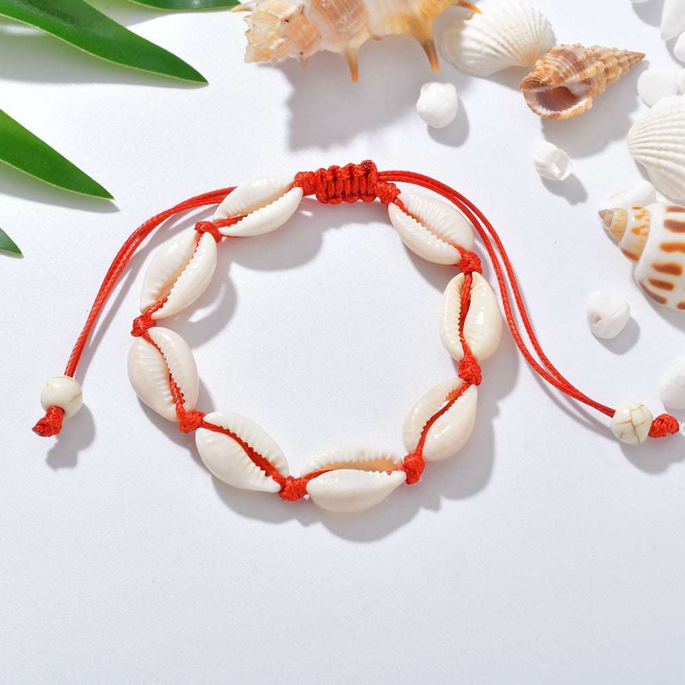Casual Jewelry Shell Jewelry Braided Bracelet | Orazek UK Ltd