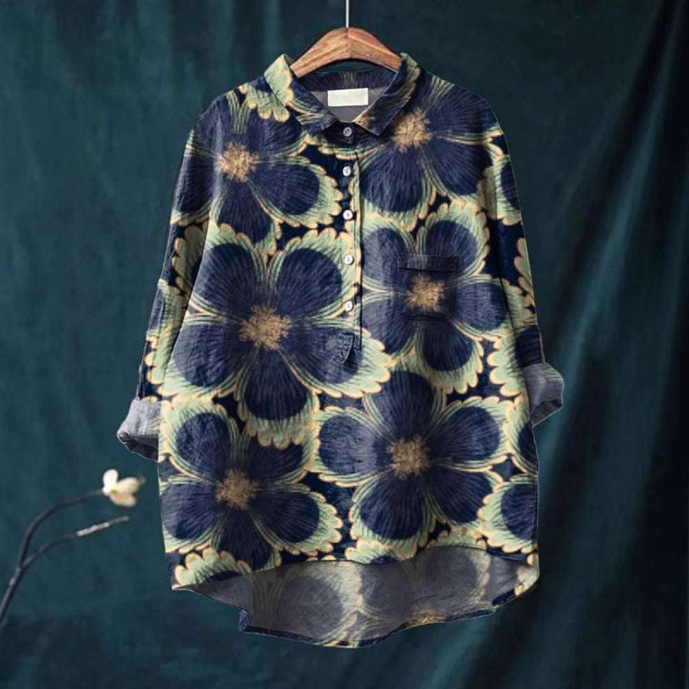 Casual Long Sleeve Shirt Animal Print Hawaiian Long Sleeve Blouse for Women | Orazek UK Ltd