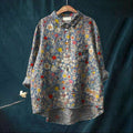 Casual Long Sleeve Shirt Animal Print Hawaiian Long Sleeve Blouse for Women | Orazek UK Ltd