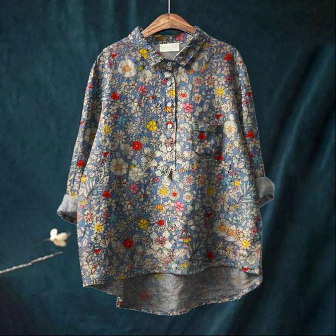 Casual Long Sleeve Shirt Animal Print Hawaiian Long Sleeve Blouse for Women | Orazek UK Ltd