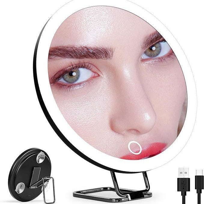 Charging Led Fill Light With Light Bracket Rotating Makeup Mirror | Orazek UK Ltd