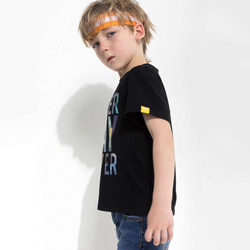 Children's letter print T-shirt Orazek UK Ltd