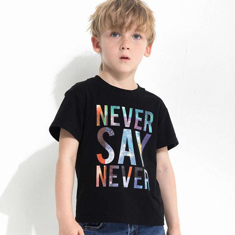 Children's letter print T-shirt Orazek UK Ltd