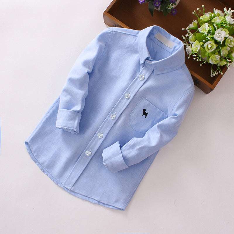 Children's Shirts Boys' Long-sleeved Shirts Orazek UK Ltd