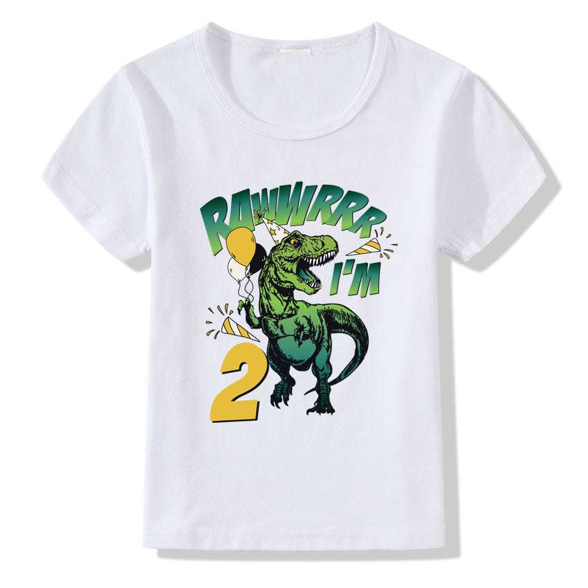 Children's T-shirt Numbers 1-9 Birthday T-shirt Orazek UK Ltd