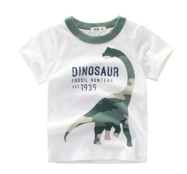 Children's Wear Summer New Korean Children's Boys Cotton T-shirt Men's Treasure In Children's Short Sleeves Orazek UK Ltd