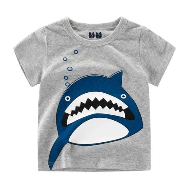 Children's Wear Summer New Korean Children's Boys Cotton T-shirt Men's Treasure In Children's Short Sleeves Orazek UK Ltd