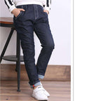 Children's Clothing, Boys' Jeans With Thick Fleece, Winter Children's Casual Wear | Orazek UK Ltd