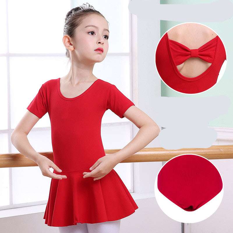 Children's Dance Clothes, Girls' Practice Clothes, Girls Short-sleeved Tutu | Orazek UK Ltd