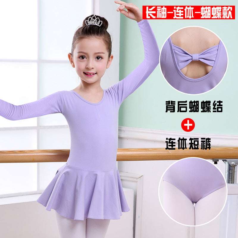 Children's Dance Clothes, Girls' Practice Clothes, Girls Short-sleeved Tutu | Orazek UK Ltd