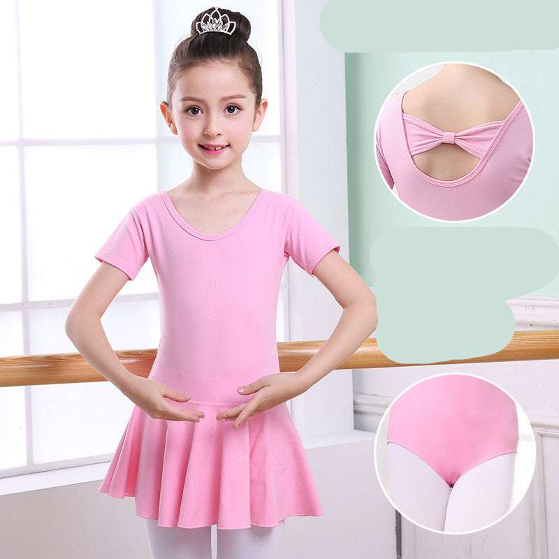 Children's Dance Clothes, Girls' Practice Clothes, Girls Short-sleeved Tutu | Orazek UK Ltd