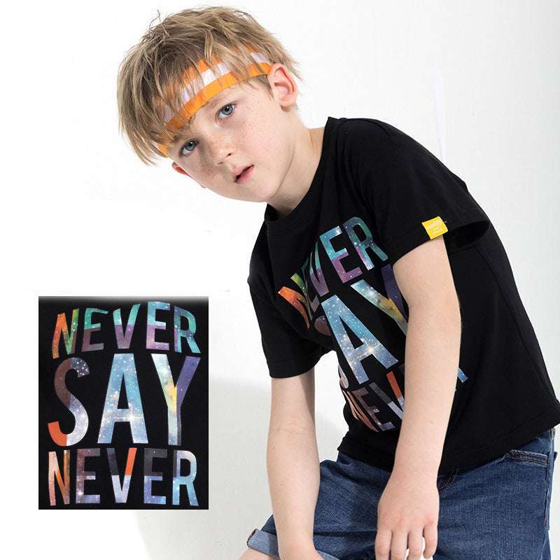 Children's letter print T-shirt | Orazek UK Ltd
