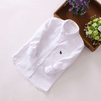 Children's Shirts Boys' Long-sleeved Shirts | Orazek UK Ltd