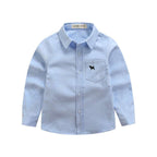 Children's Shirts Boys' Long-sleeved Shirts | Orazek UK Ltd