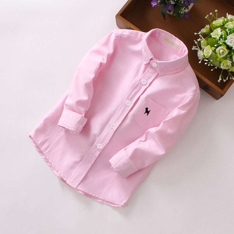 Children's Shirts Boys' Long-sleeved Shirts | Orazek UK Ltd