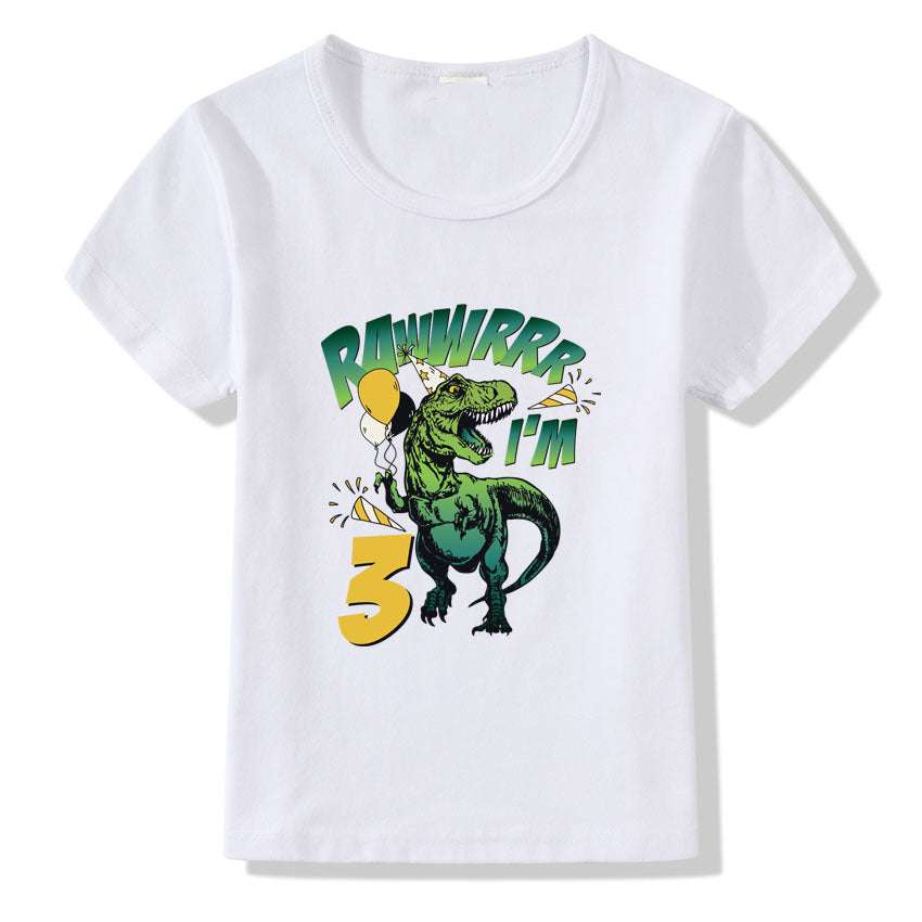 Children's T-shirt Numbers 1-9 Birthday T-shirt | Orazek UK Ltd