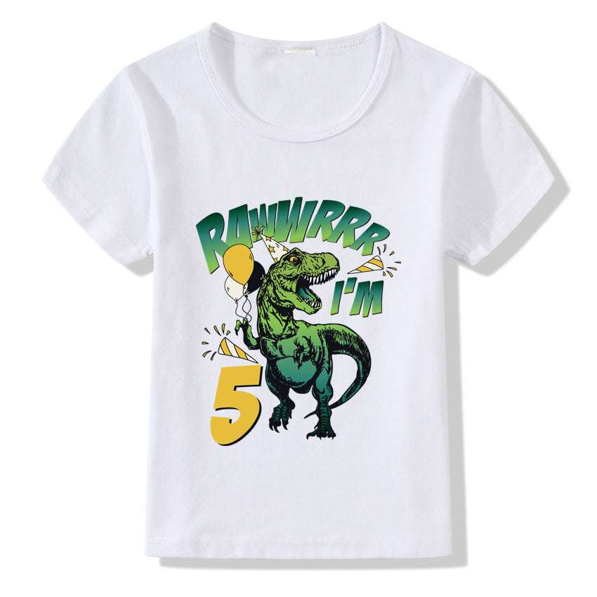 Children's T-shirt Numbers 1-9 Birthday T-shirt | Orazek UK Ltd
