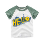 Children's Wear Summer New Korean Children's Boys Cotton T-shirt Men's Treasure In Children's Short Sleeves | Orazek UK Ltd