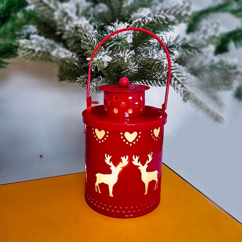 Christmas Candle Lights LED Small Lanterns Wind Lights Electronic Candles Nordic Style Creative Holiday Decoration Decorations Orazek UK Ltd