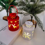 Christmas Candle Lights LED Small Lanterns Wind Lights Electronic Candles Nordic Style Creative Holiday Decoration Decorations Orazek UK Ltd